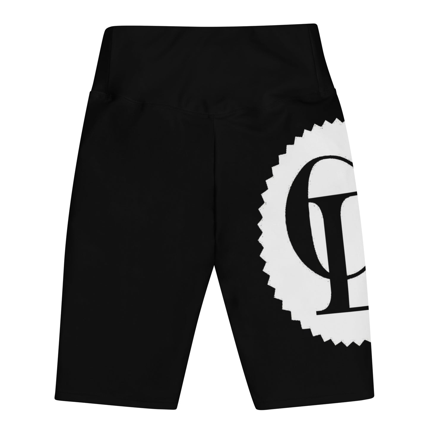 ChampLife Biker Shorts (Black, White Logo)
