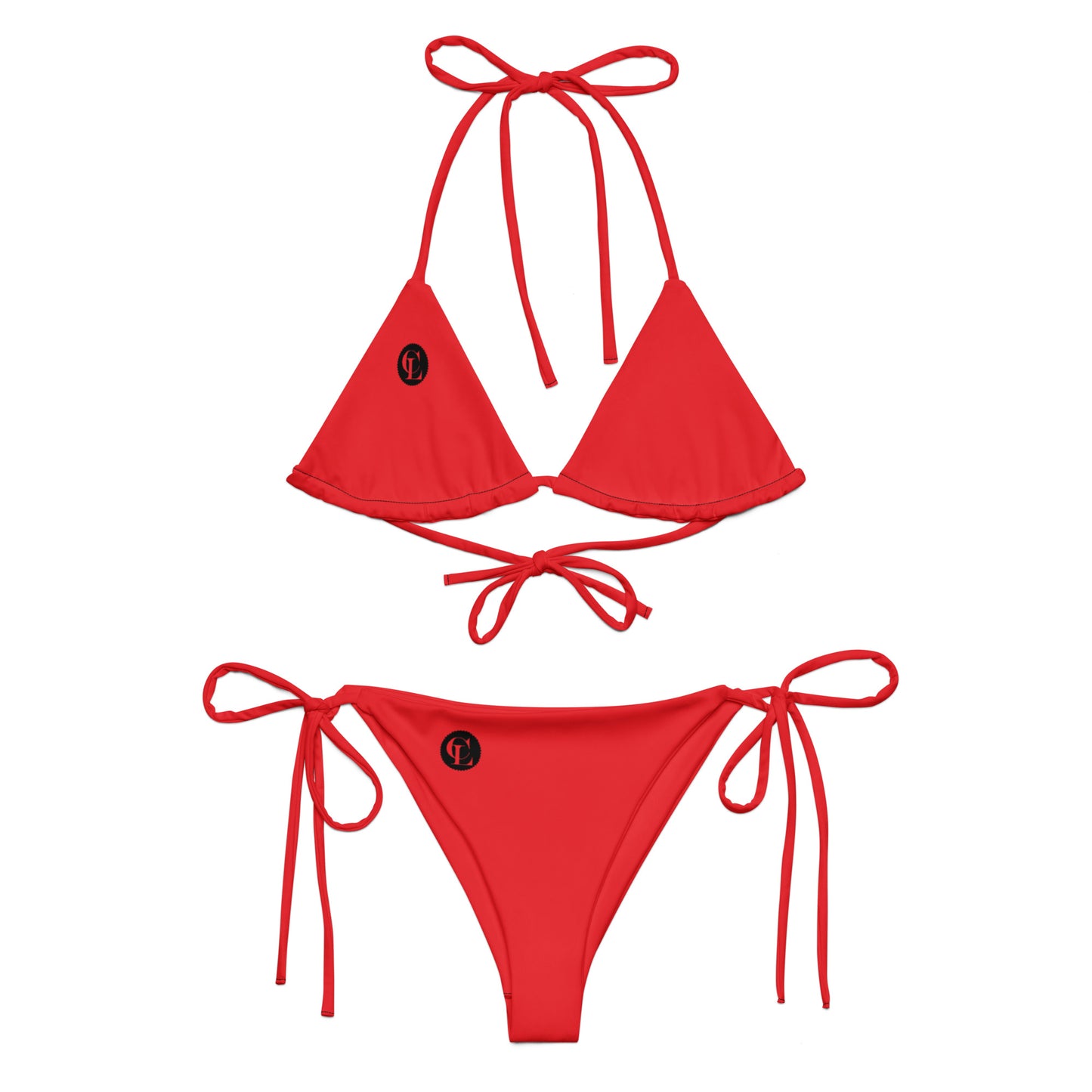 ChampLife String Bikini (Red, Black Logo)
