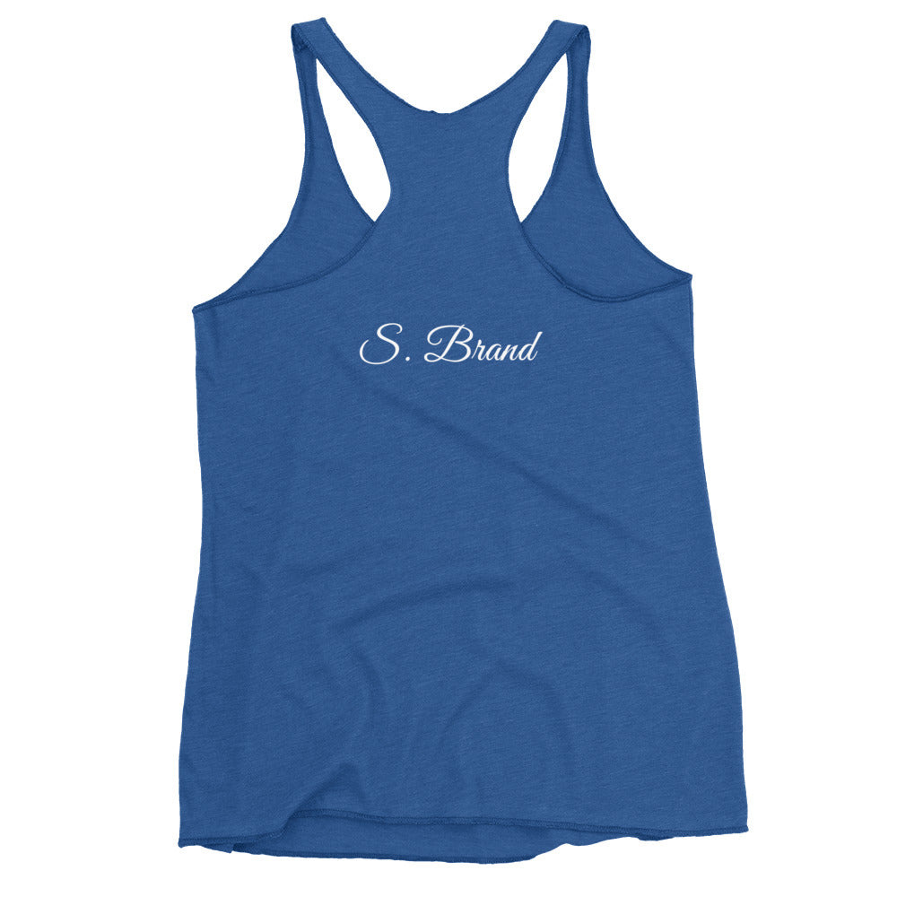 ChampLife Women's Racerback Tank (White Logo)