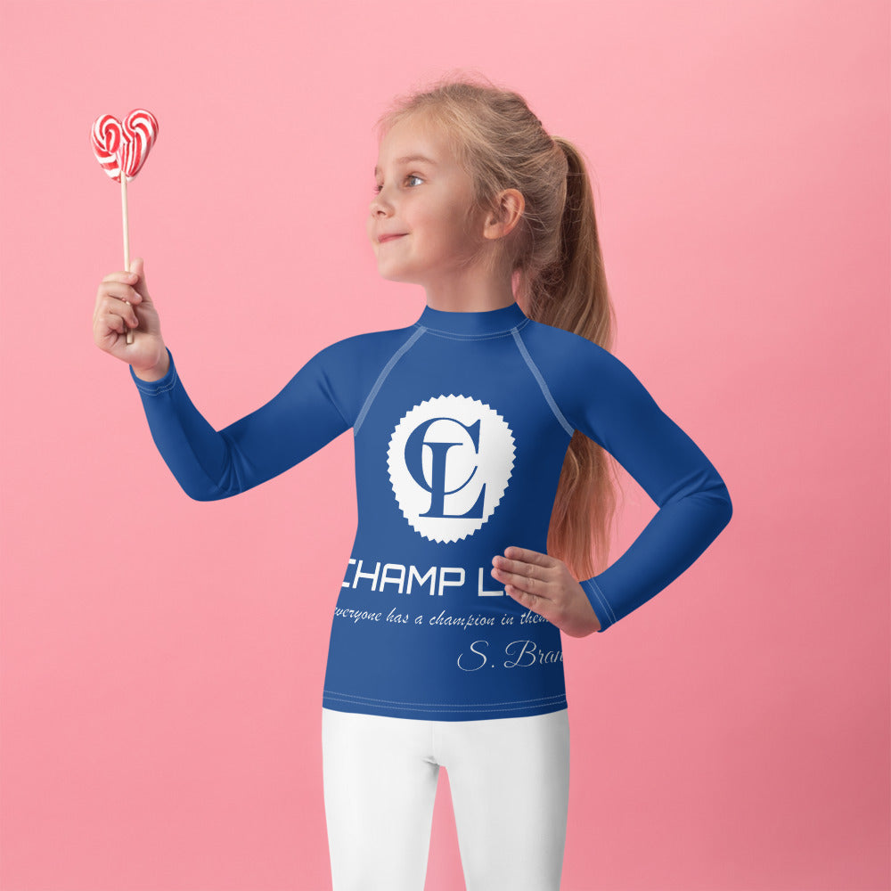 ChampLife Kids Rash Guard (White Logo)