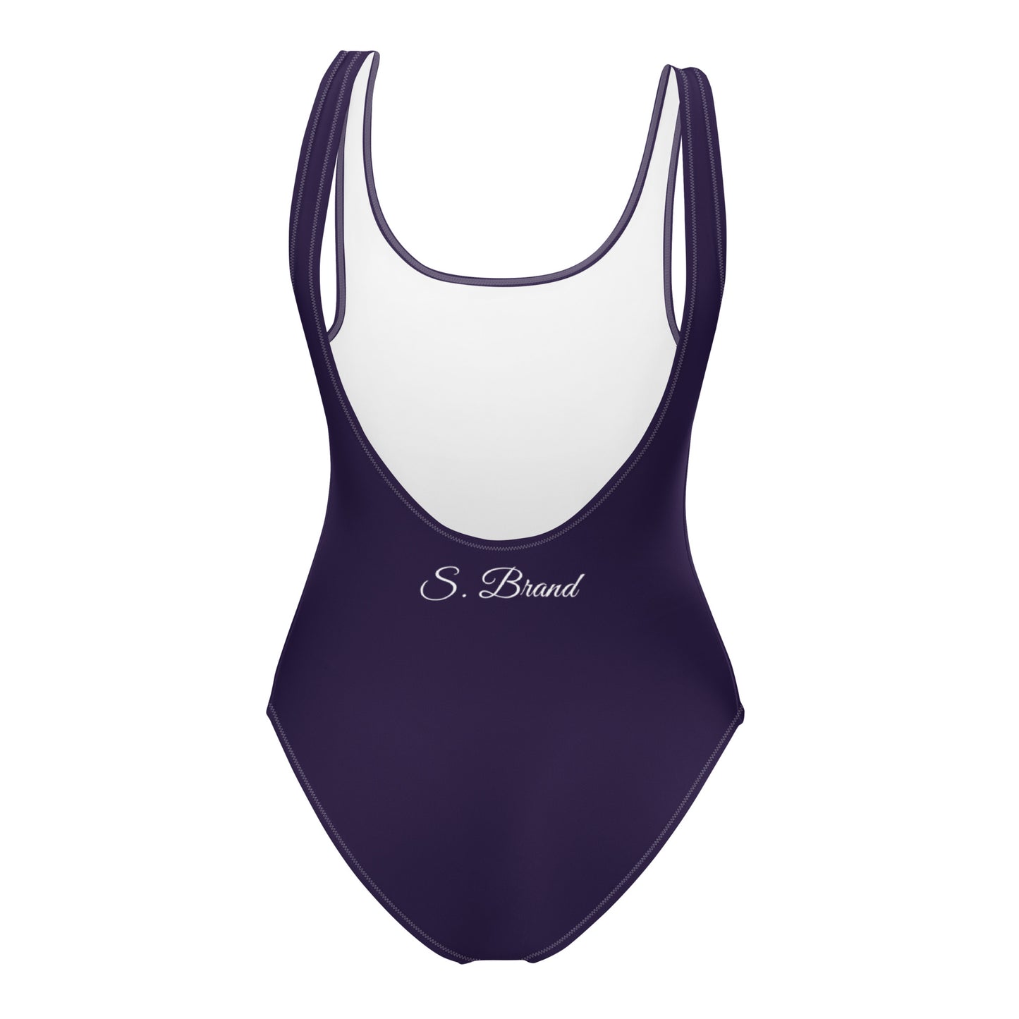 ChampLife One-Piece Swimsuit (Purple, White Logo)