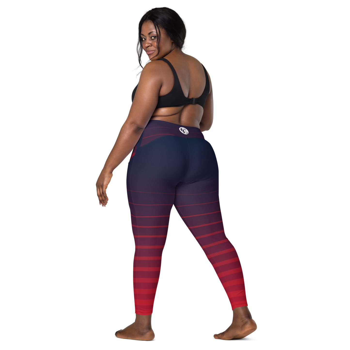 ChampLife Crossover Leggings with Pockets (White Logo)