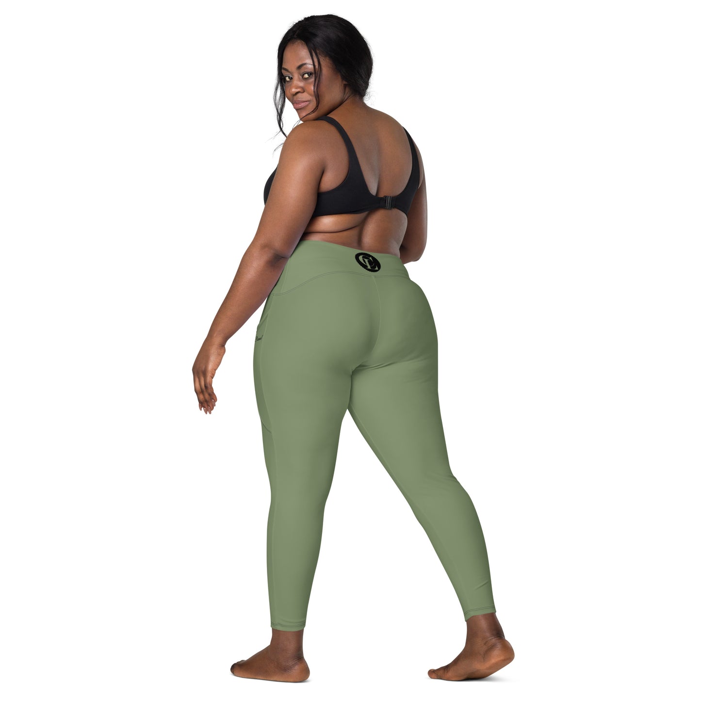 ChampLife Crossover Leggings with Pockets (Black Logo)