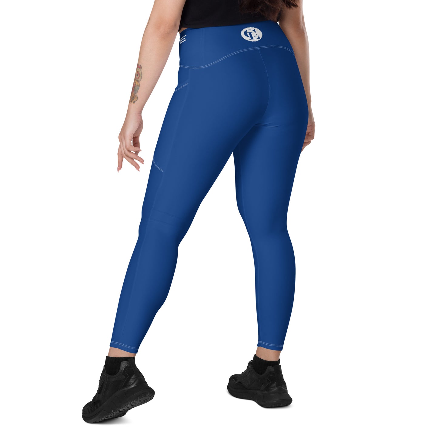 ChampLife Crossover Leggings with Pockets (White Logo)