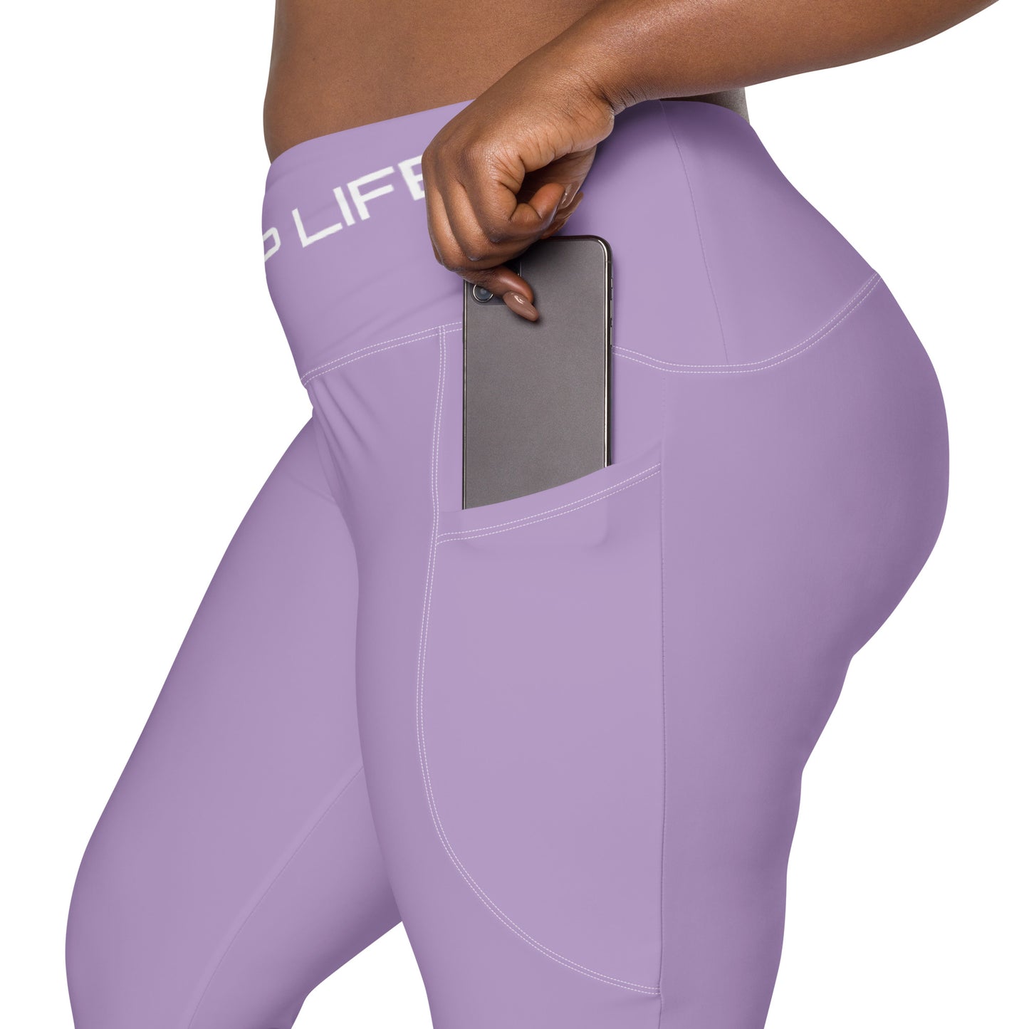 ChampLife Crossover Leggings with Pockets (White Logo)