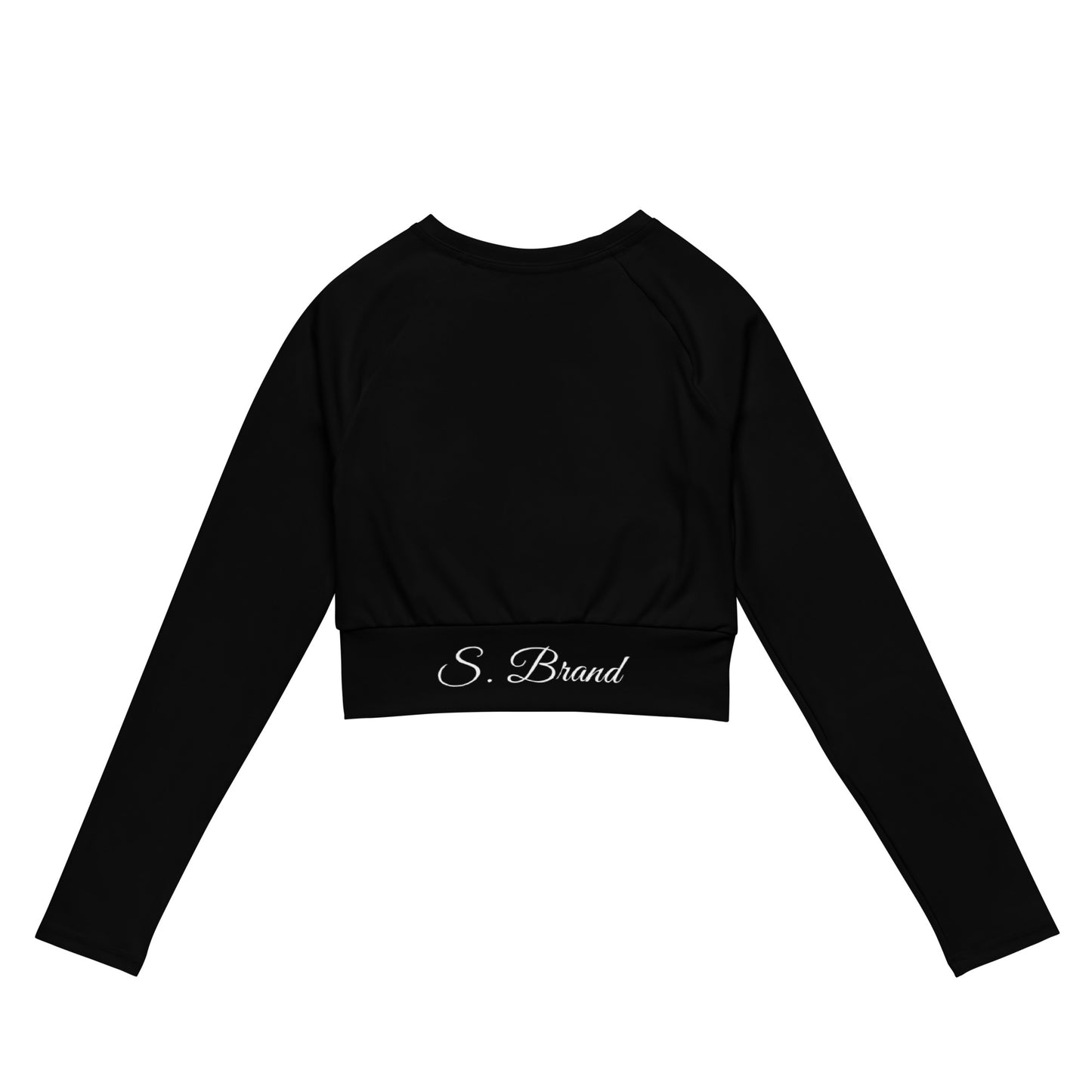 ChampLife Long-Sleeve Crop Top (White Logo)