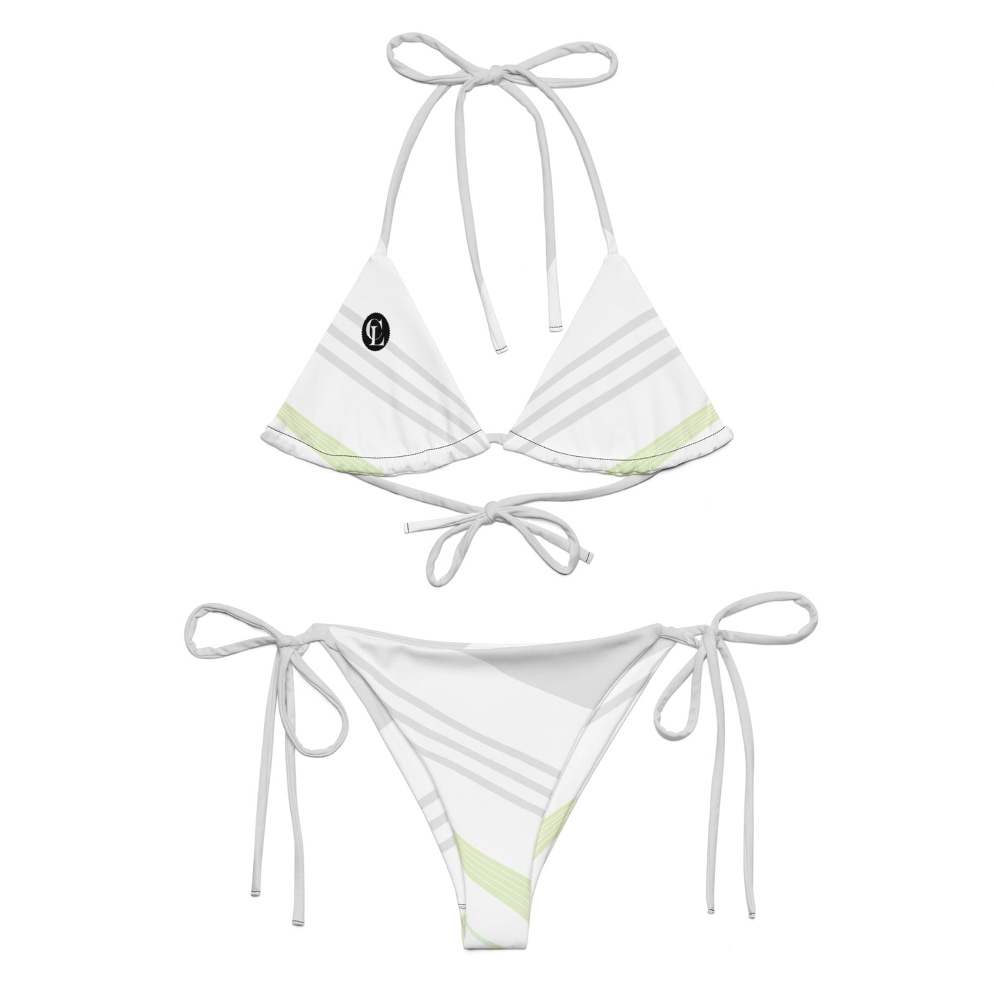 ChampLife String Bikini (White, Black Logo)