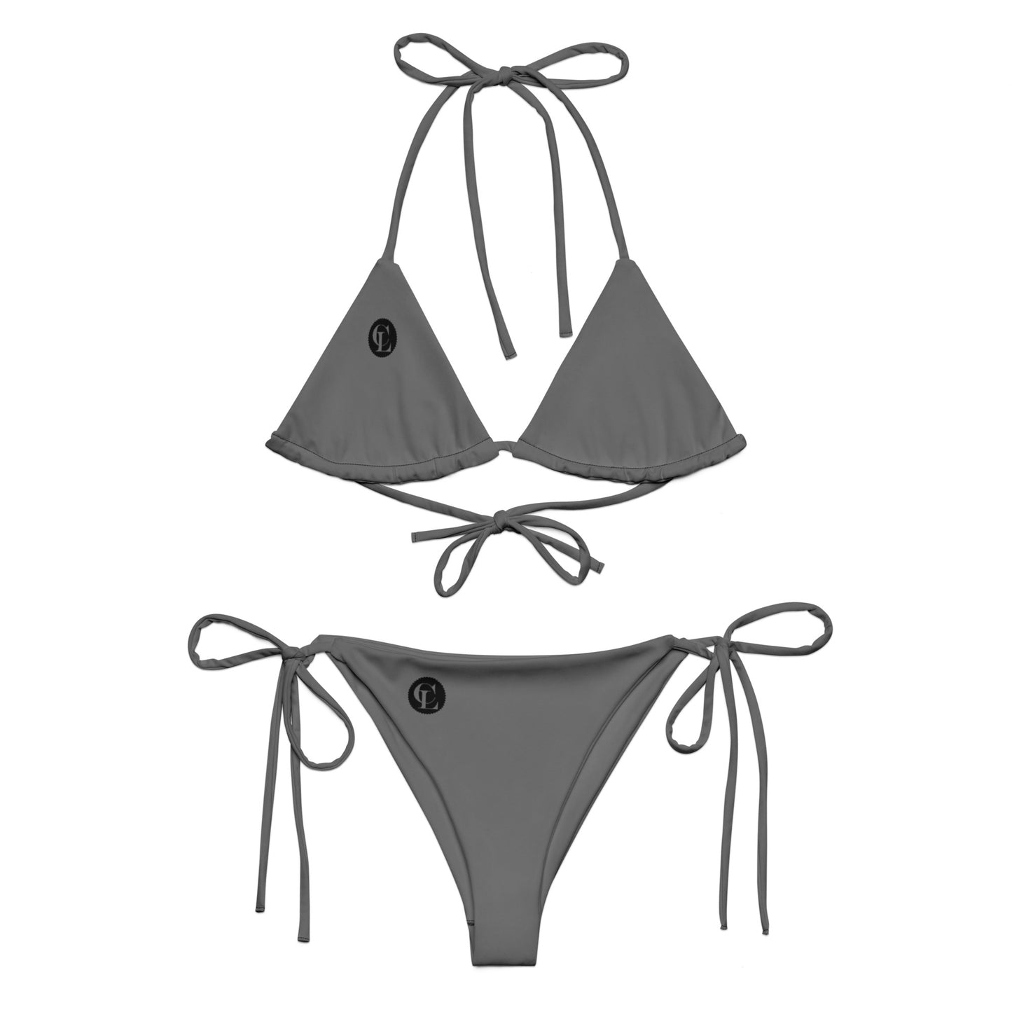 ChampLife String Bikini (Gray, Black Logo)