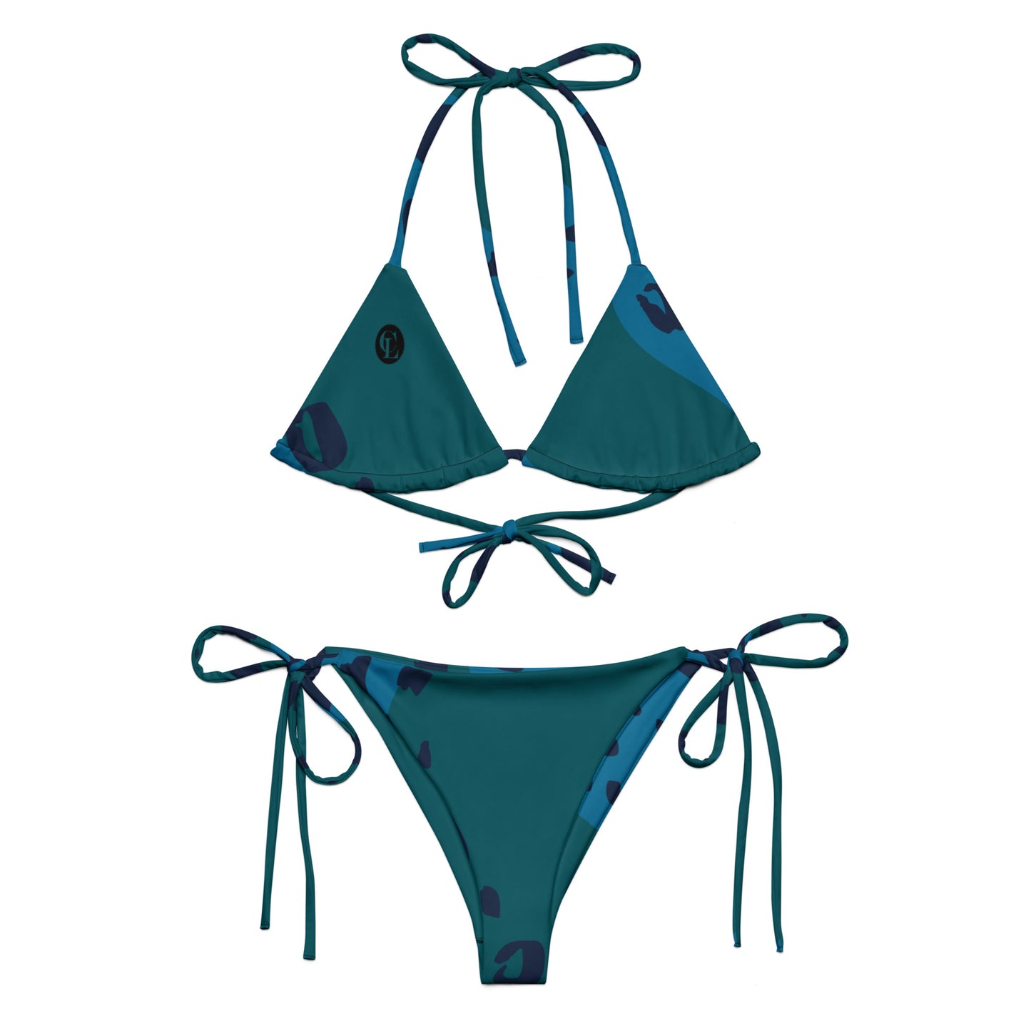 ChampLife String Bikini (Turquoise, Black Logo)