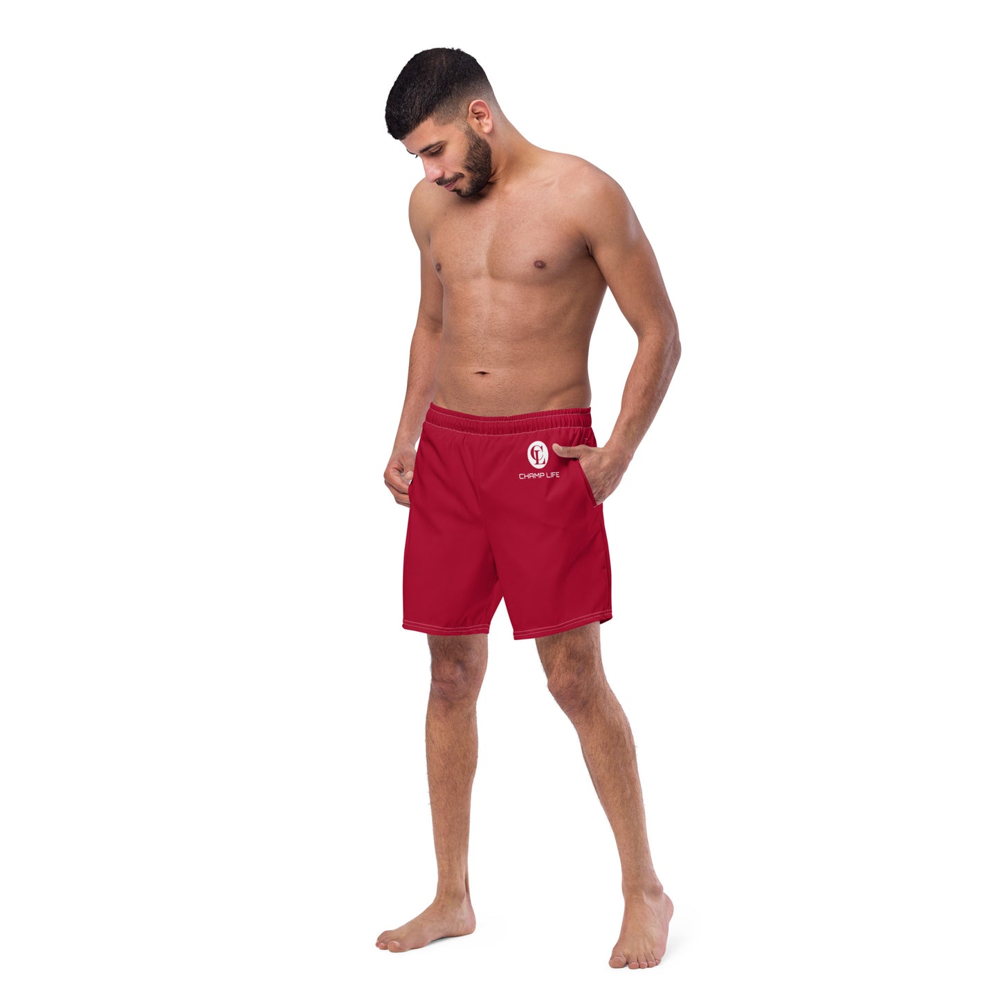 ChampLife Swim Trunks (White Logo)