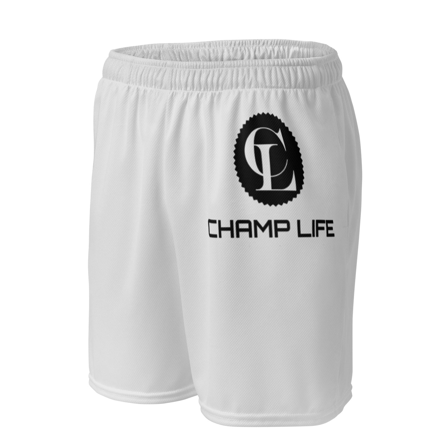 ChampLife Men's Mesh Shorts (Black Logo)