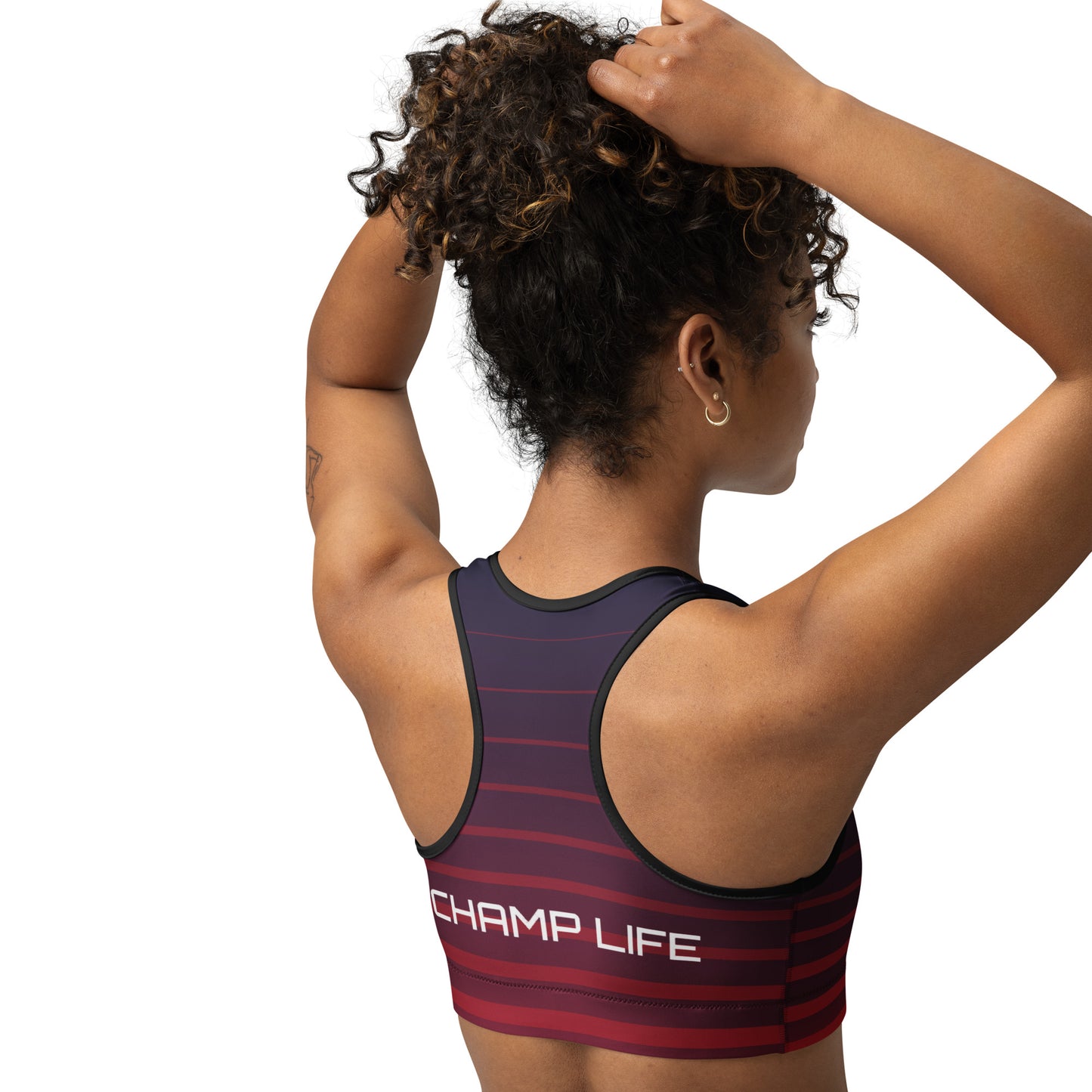 ChampLife Sports Bra (White Logo)