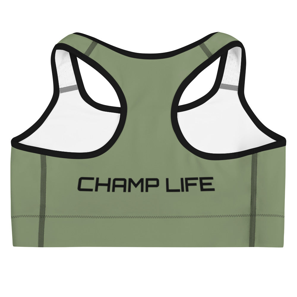 ChampLife Sports Bra (black logo)