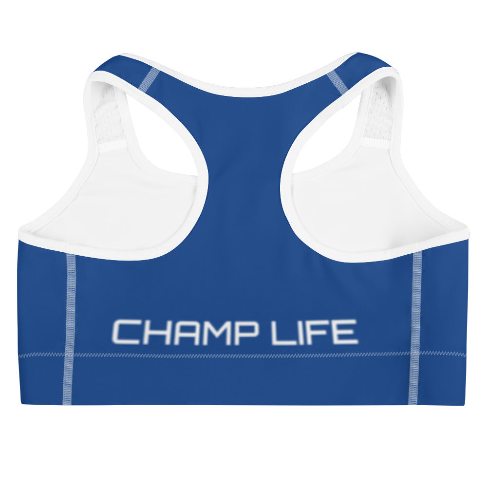 ChampLife Sports Bra (White Logo)