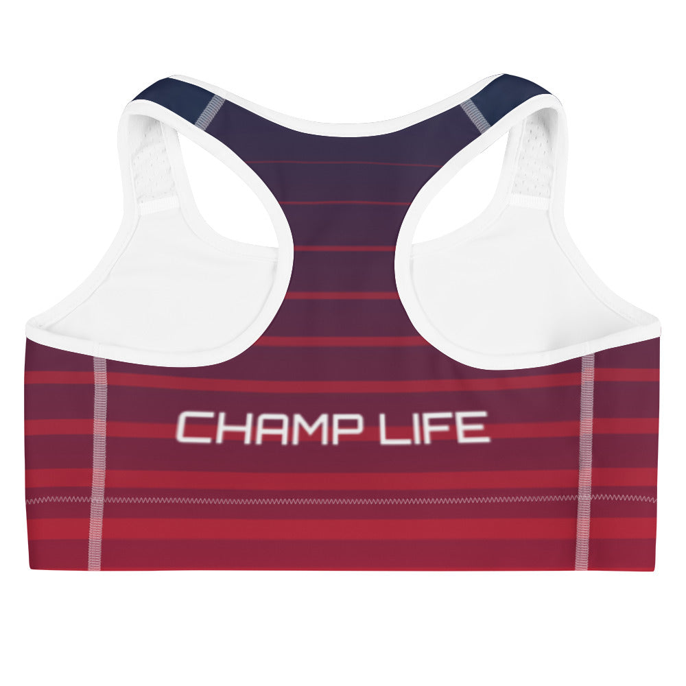 ChampLife Sports Bra (White Logo)