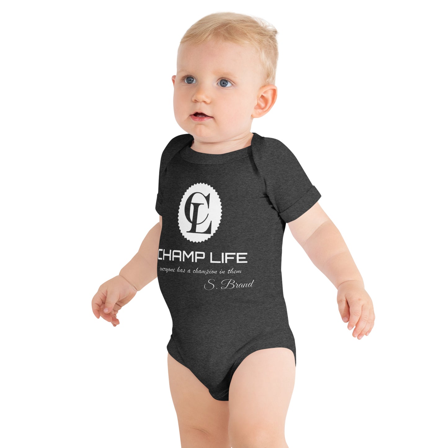 ChampLife Baby Onesie (White Logo)