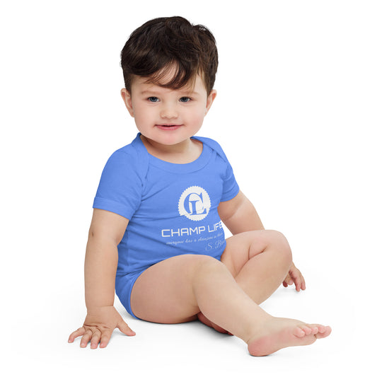 ChampLife Baby Onesie (White Logo)