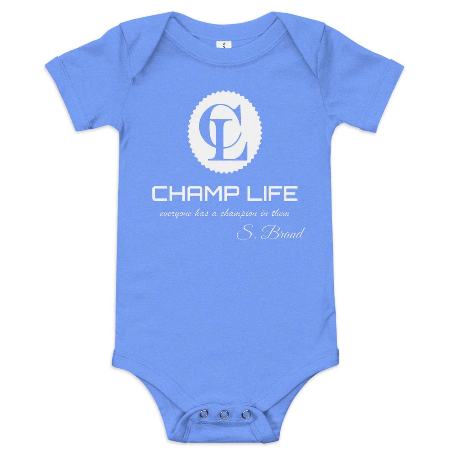 ChampLife Baby Onesie (White Logo)