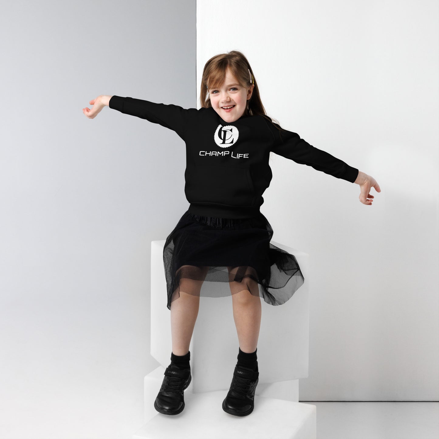 ChampLife Kids Hoodie (White Logo)