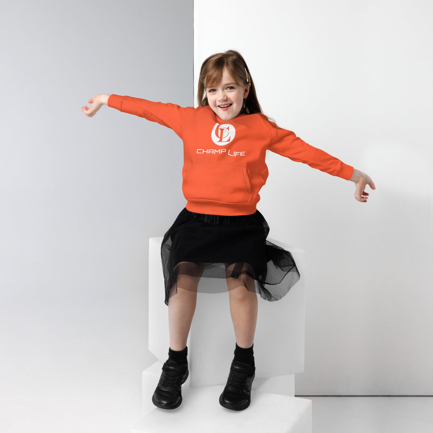 ChampLife Kids Hoodie (White Logo)