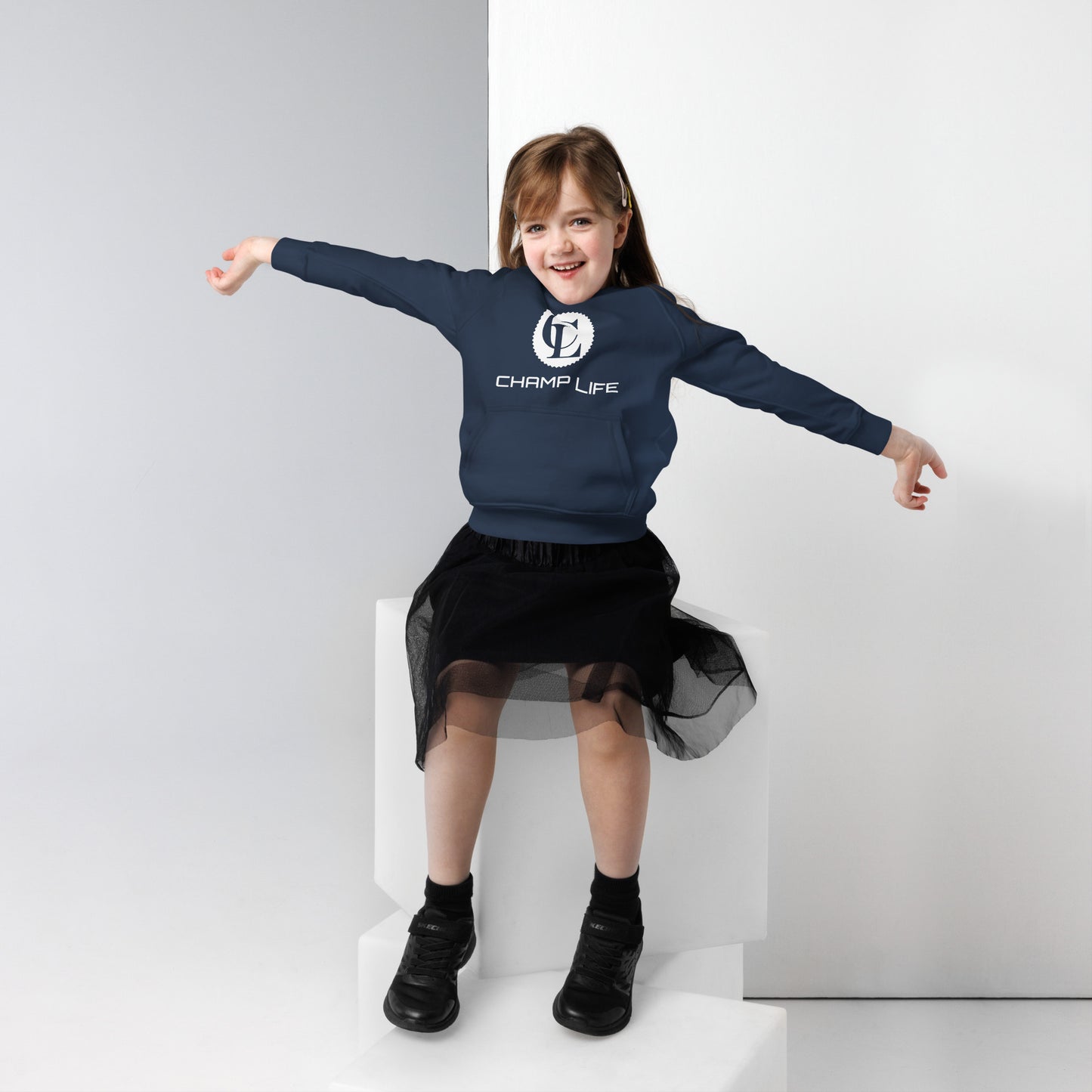ChampLife Kids Hoodie (White Logo)