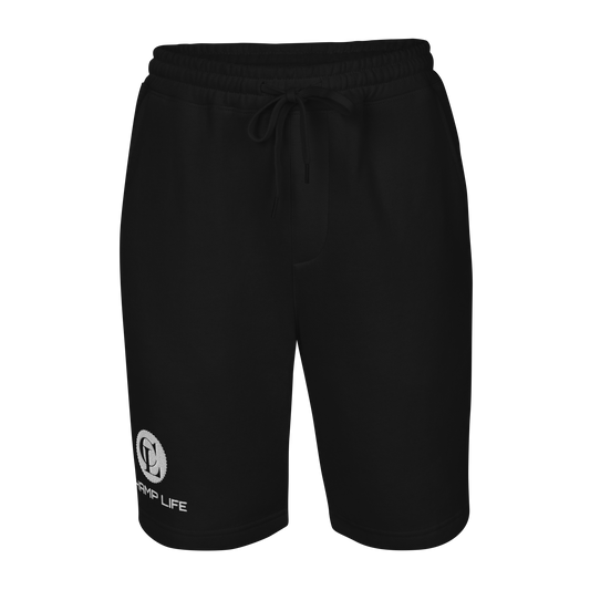 ChampLife Men's Fleece Shorts (Embroidered, White Logo)