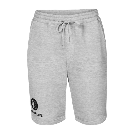 ChampLife Men's Fleece Shorts (Embroidered, Black Logo)