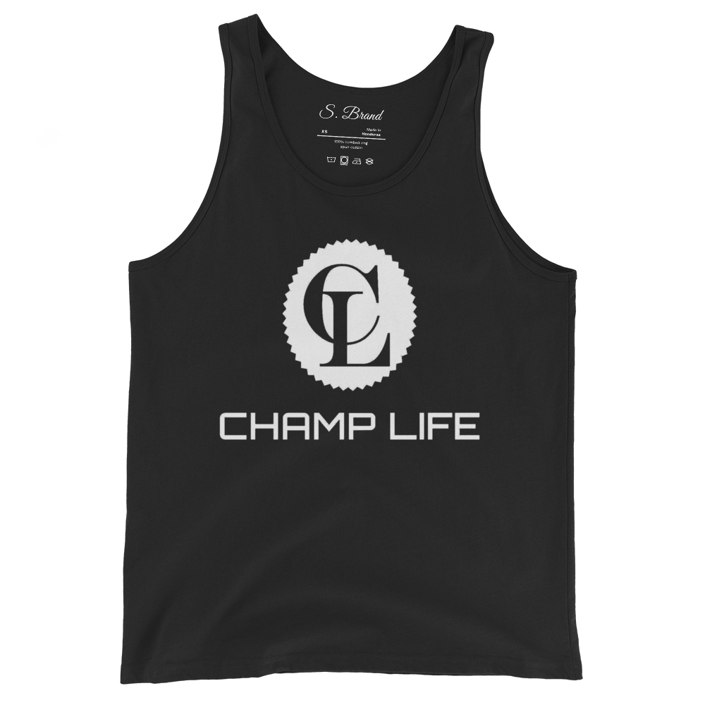 ChampLife Men's Tank Top (White Logo)