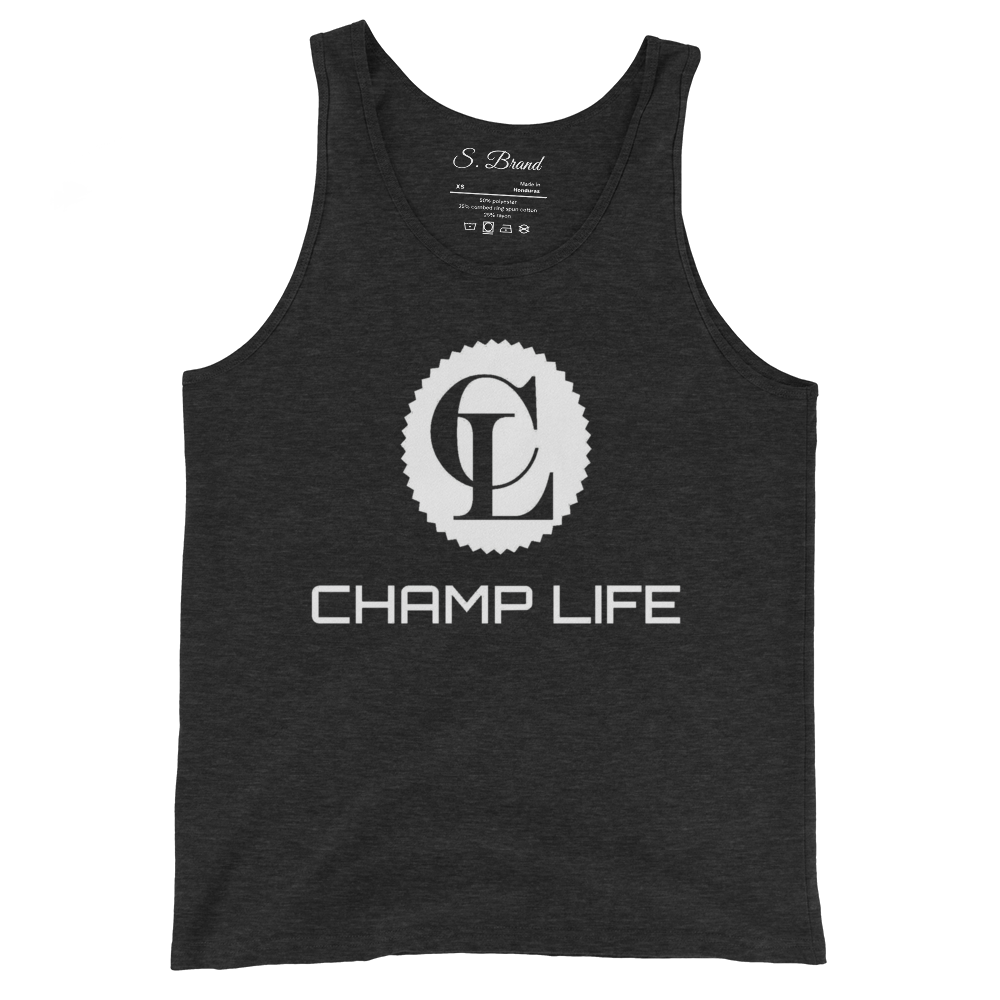 ChampLife Men's Tank Top (White Logo)