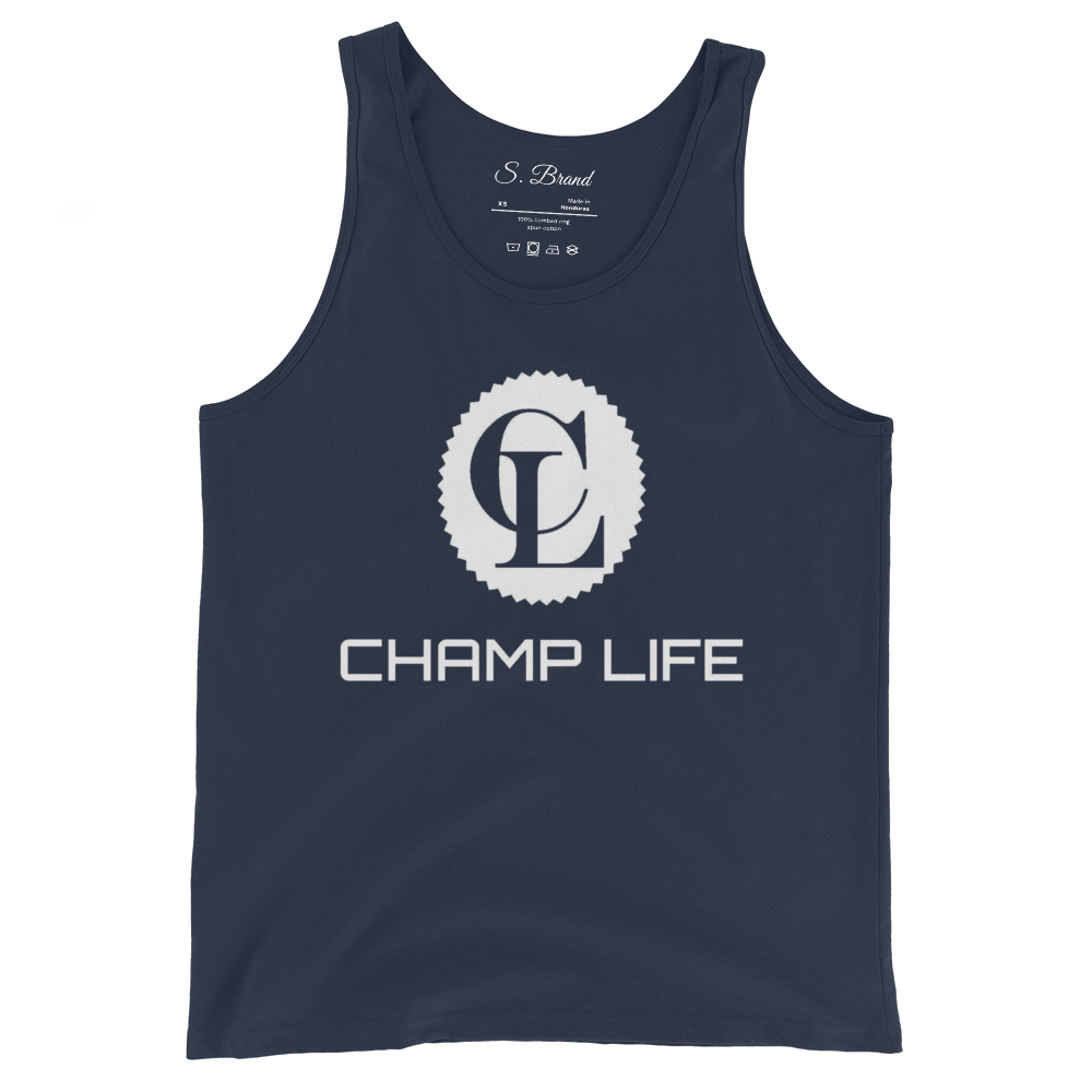 ChampLife Men's Tank Top (White Logo)