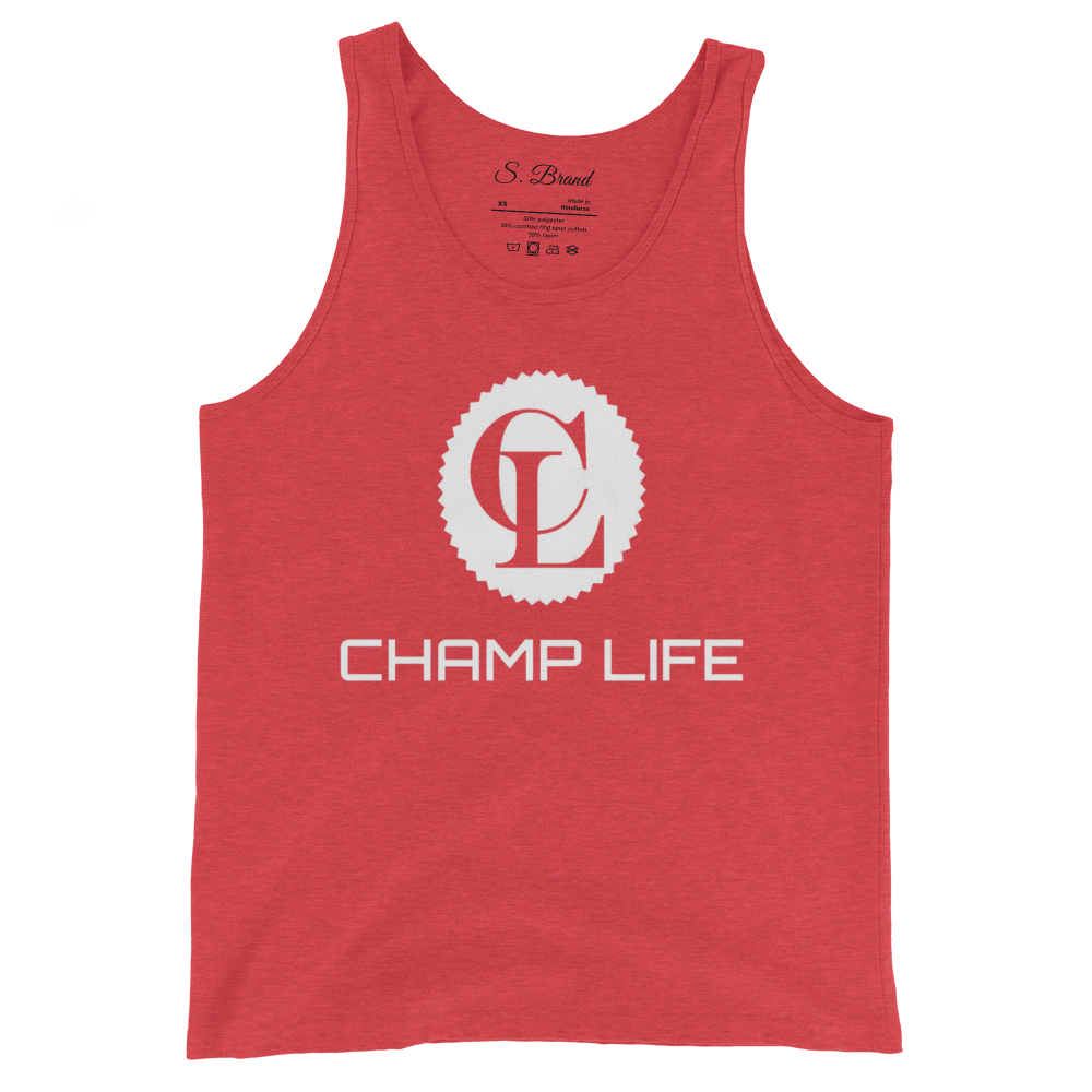 ChampLife Men's Tank Top (White Logo)