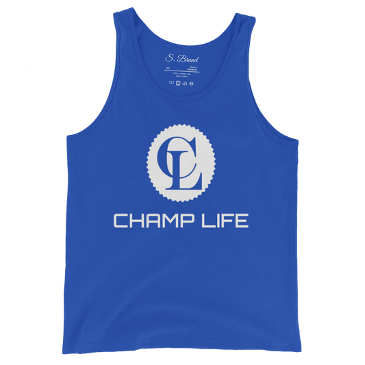 ChampLife Men's Tank Top (White Logo)