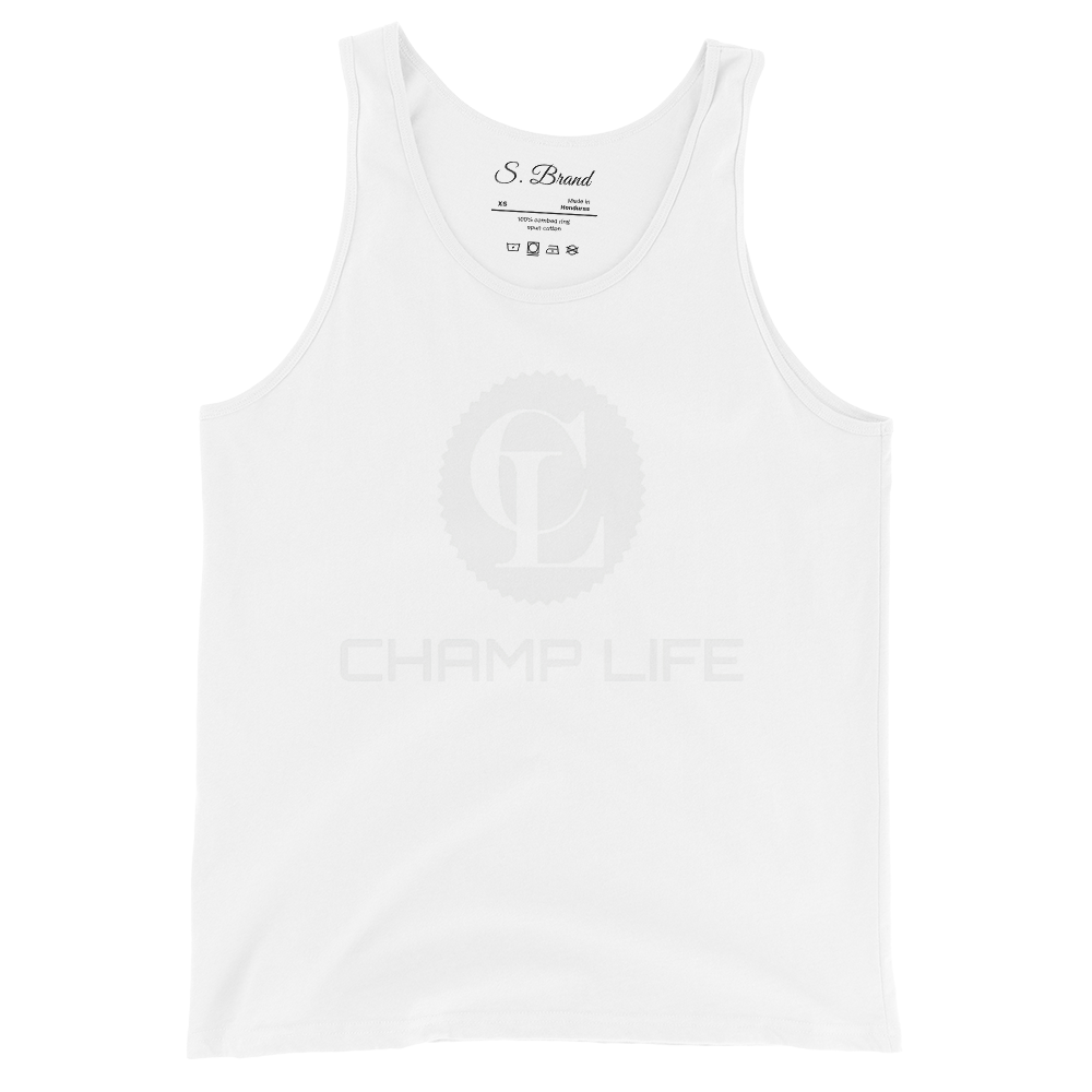 ChampLife Men's Tank Top (White Logo)