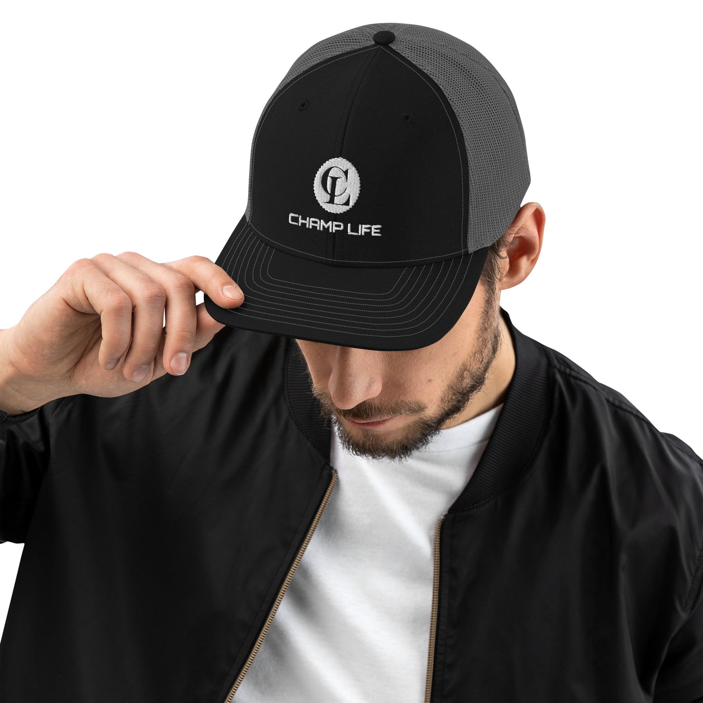 ChampLife Trucker Cap (White Logo)