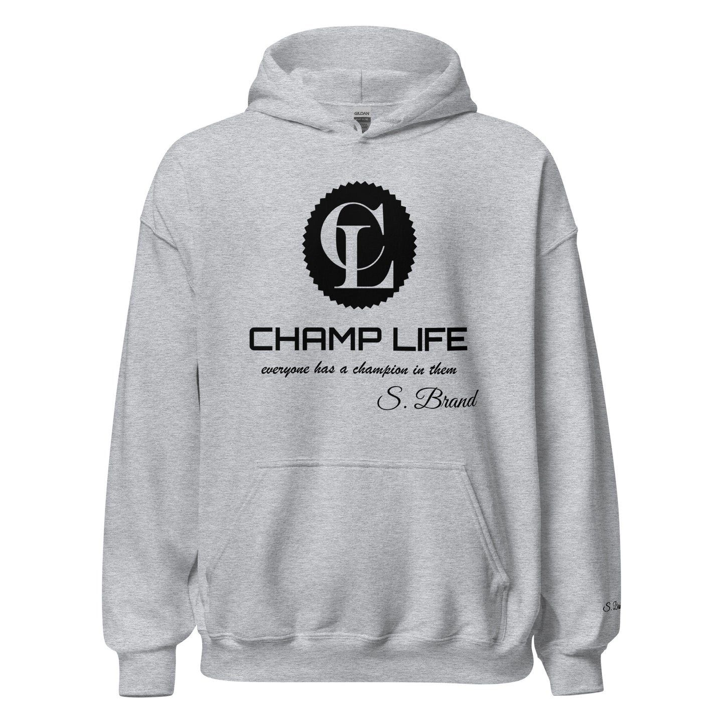 ChampLife Basic Hoodie (Black Logo)