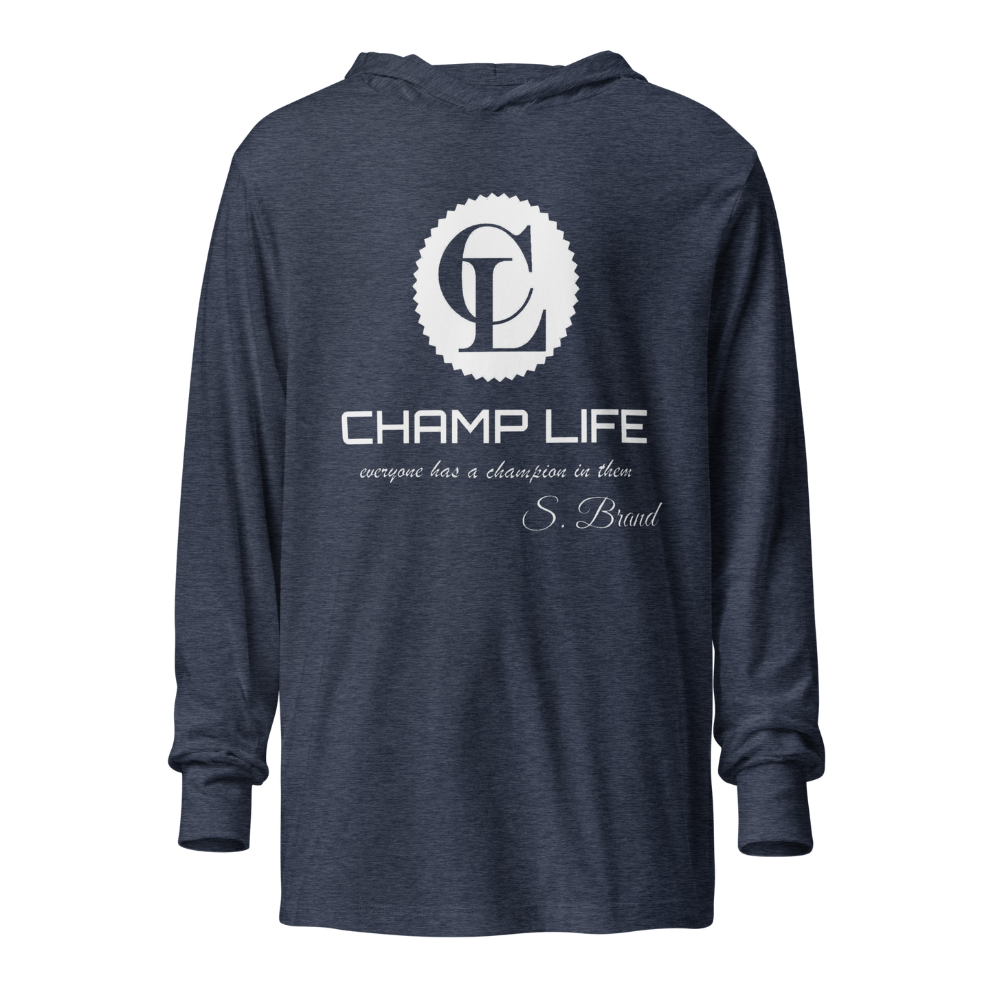 ChampLife Hoodie Tee (White Logo)