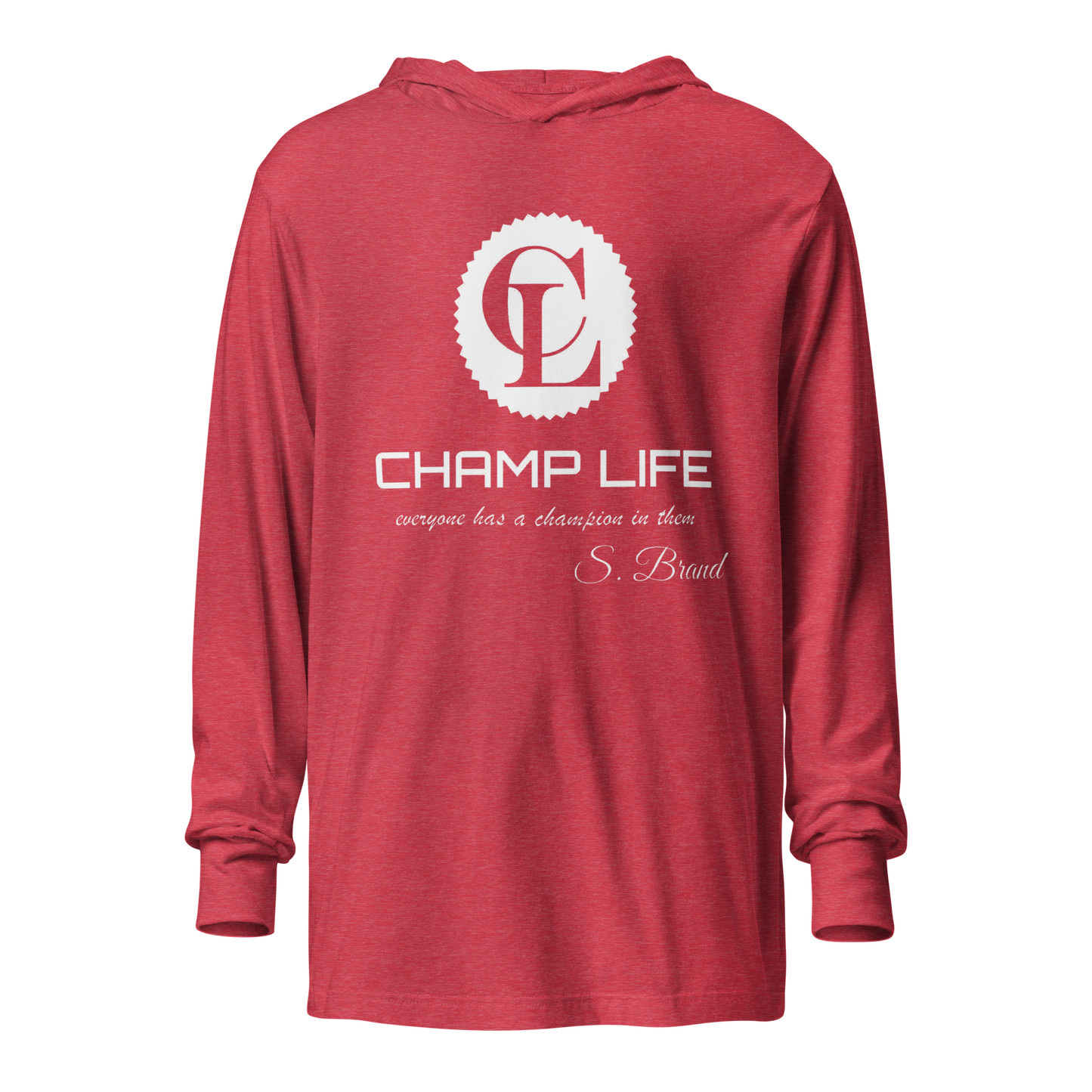 ChampLife Hoodie Tee (White Logo)