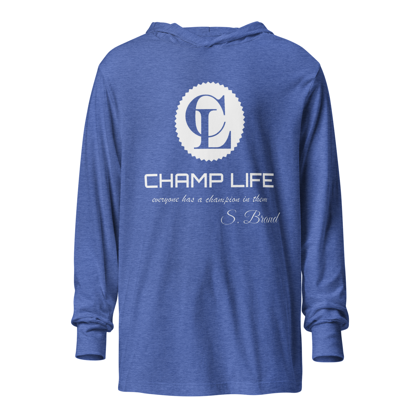 ChampLife Hoodie Tee (White Logo)