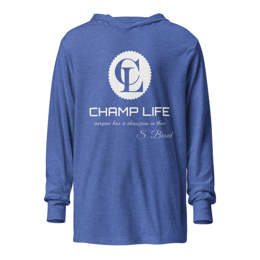 ChampLife Hoodie Tee (White Logo)