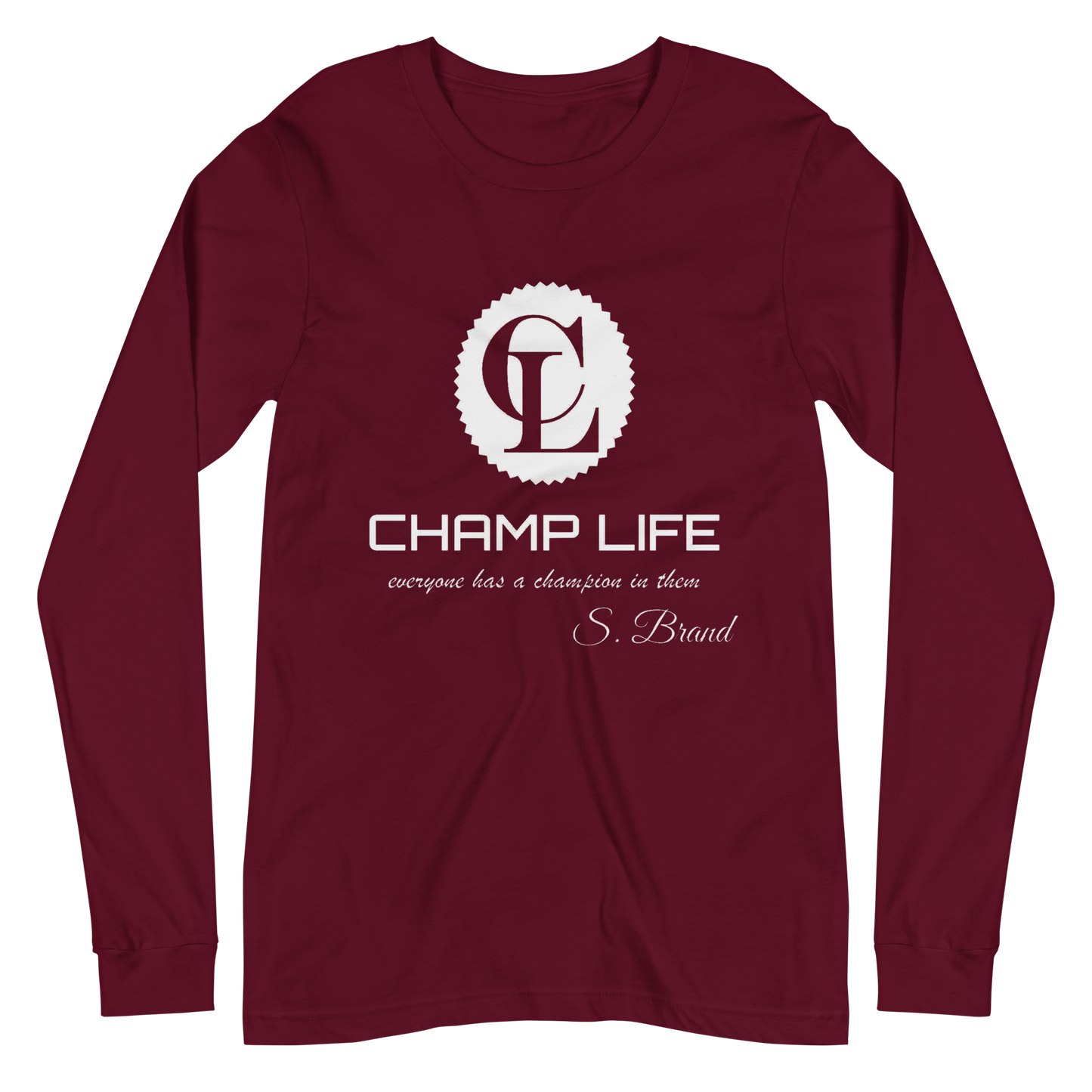 ChampLife Long Sleeve Tee (White Logo)