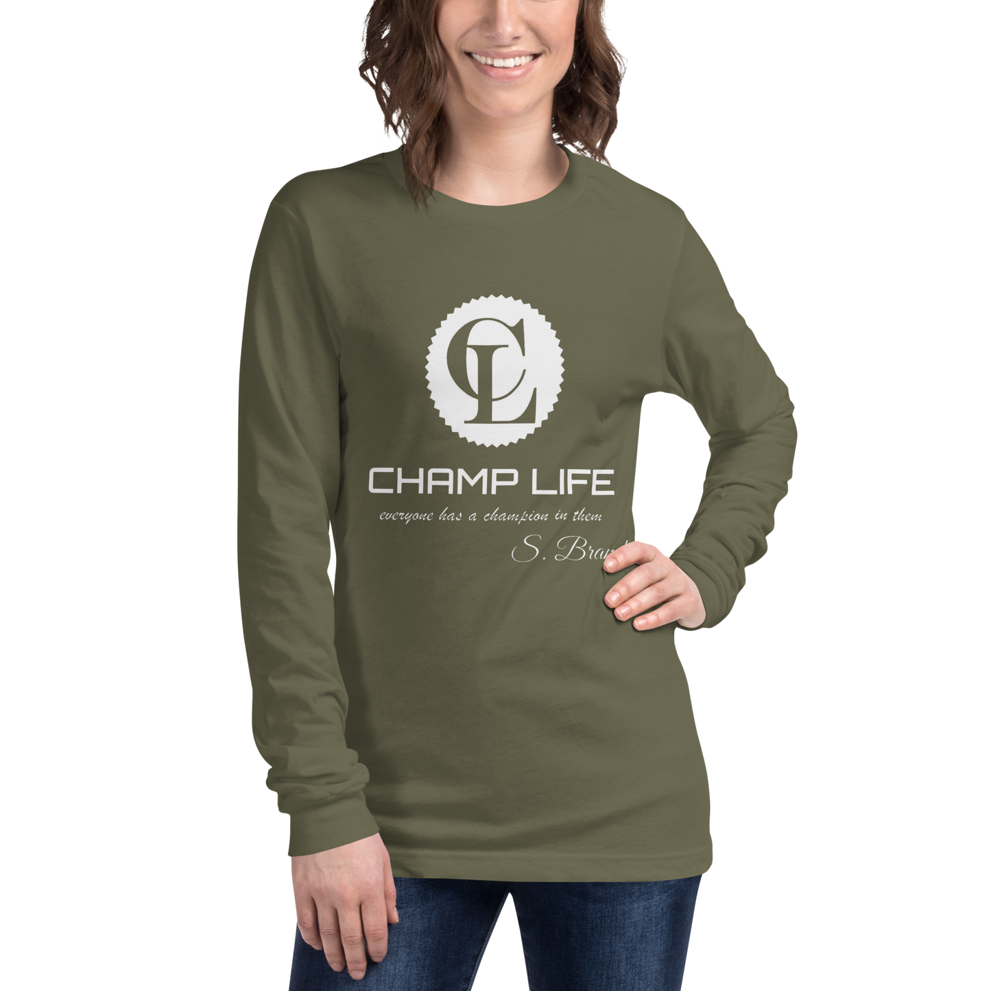 ChampLife Long Sleeve Tee (White Logo)