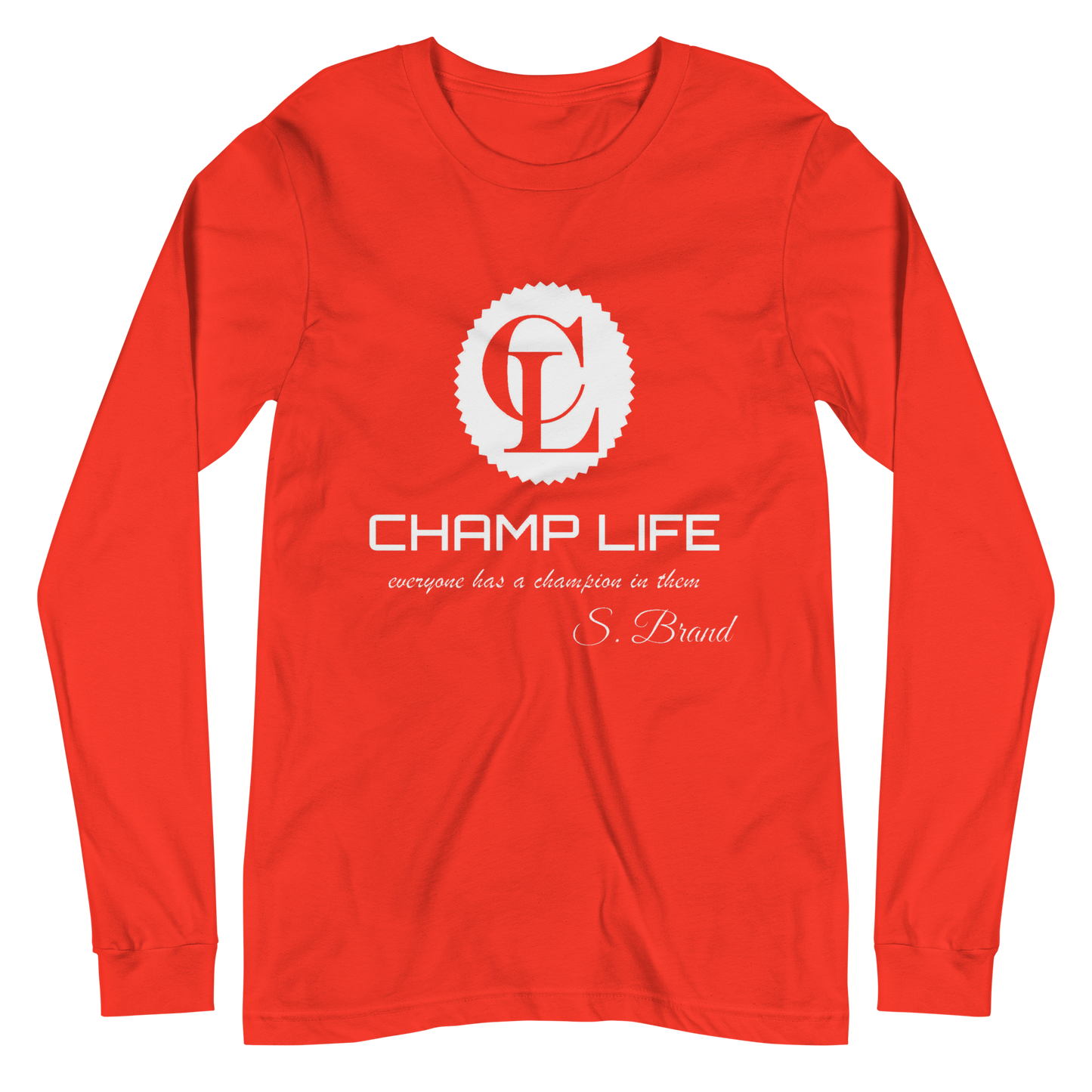 ChampLife Long Sleeve Tee (White Logo)