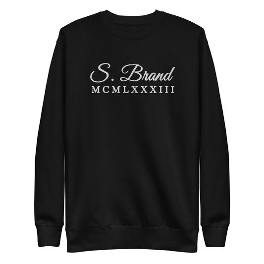 ChampLife Premium Sweatshirt (S.Brand Edition) (Embroidered, White Logo)