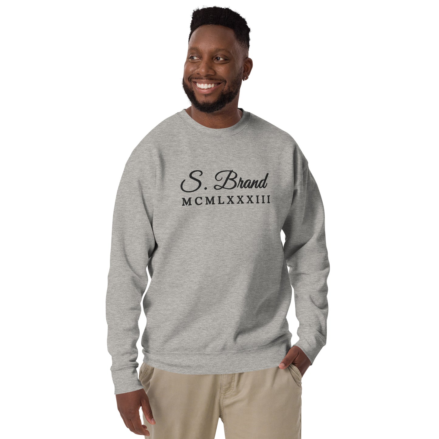 ChampLife Premium Sweatshirt (S.Brand Edition) (Embroidered, Black Logo)