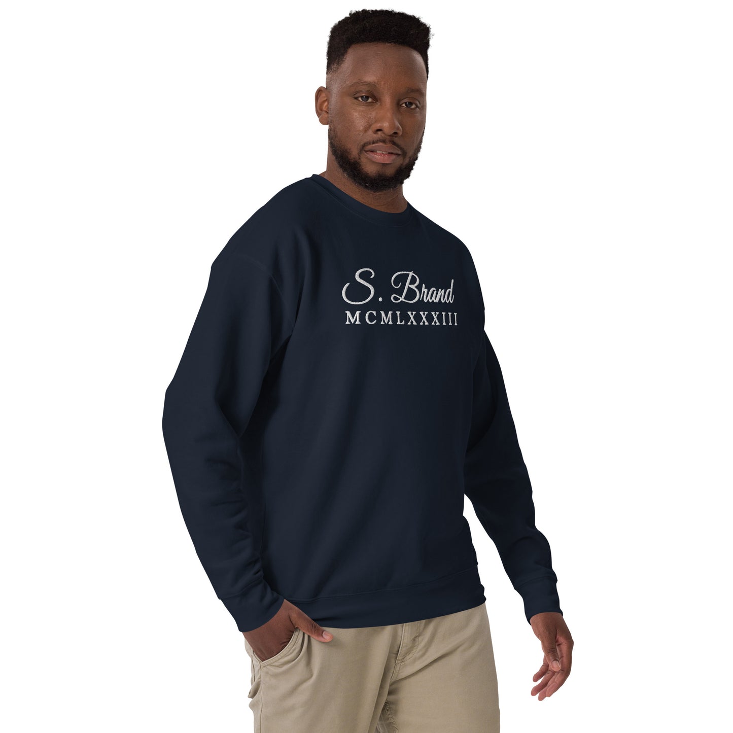 ChampLife Premium Sweatshirt (S.Brand Edition) (Embroidered, White Logo)