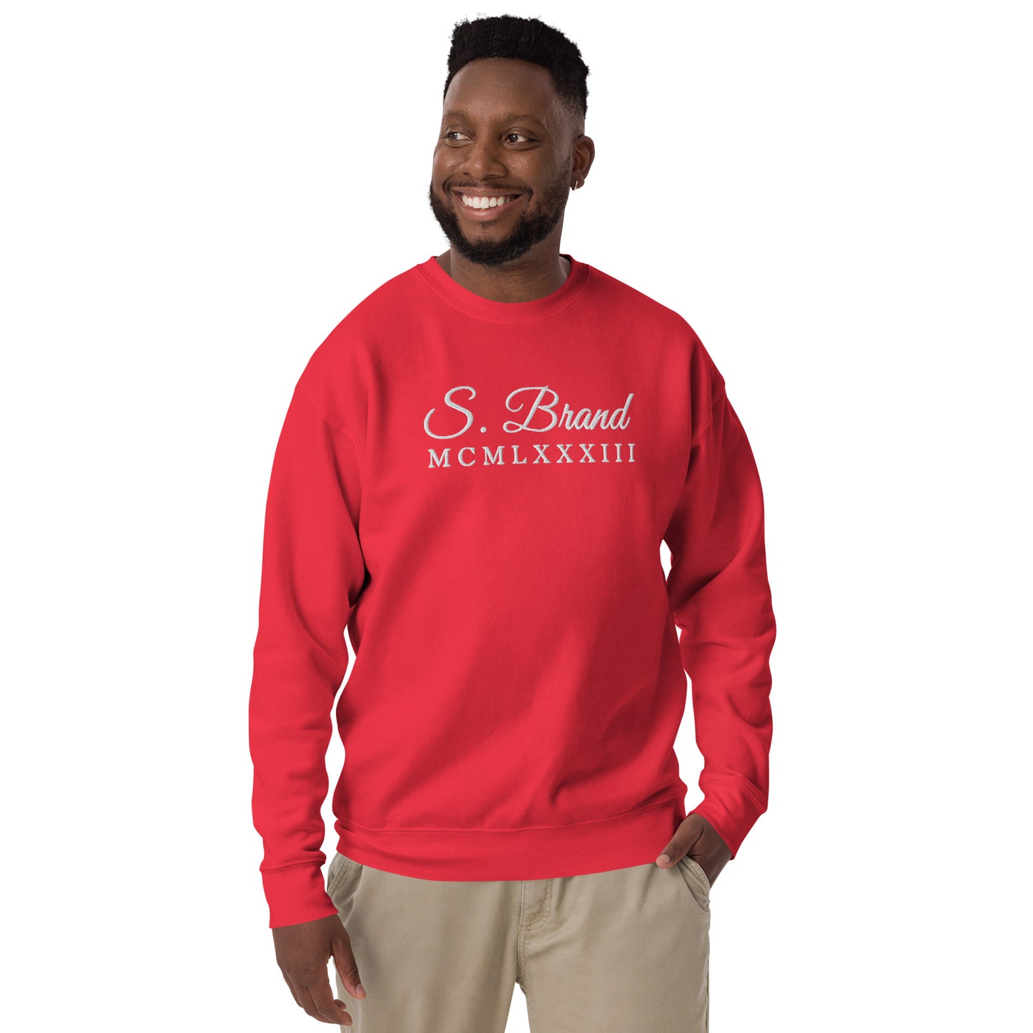 ChampLife Premium Sweatshirt (S.Brand Edition) (Embroidered, White Logo)