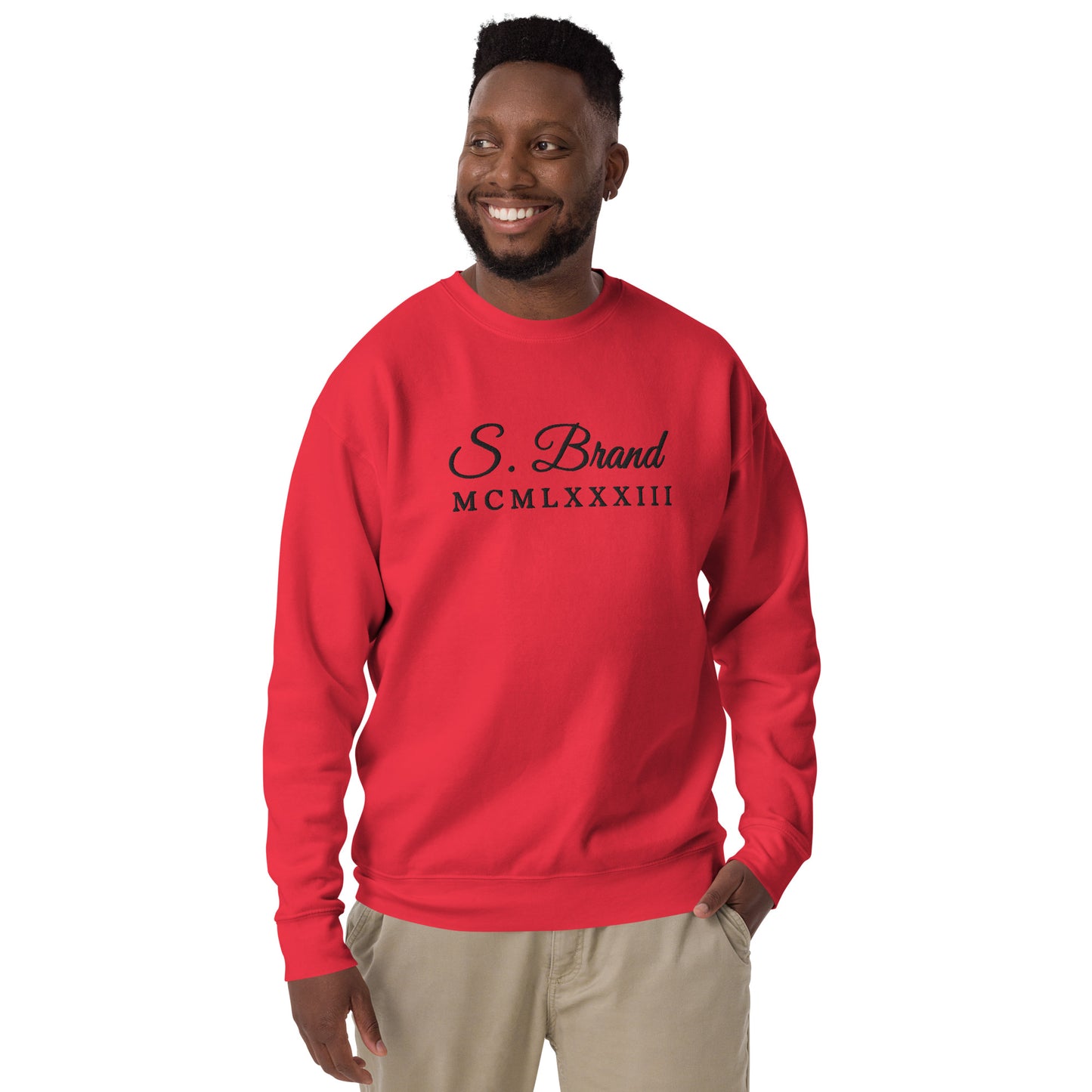 ChampLife Premium Sweatshirt (S.Brand Edition) (Embroidered, Black Logo)