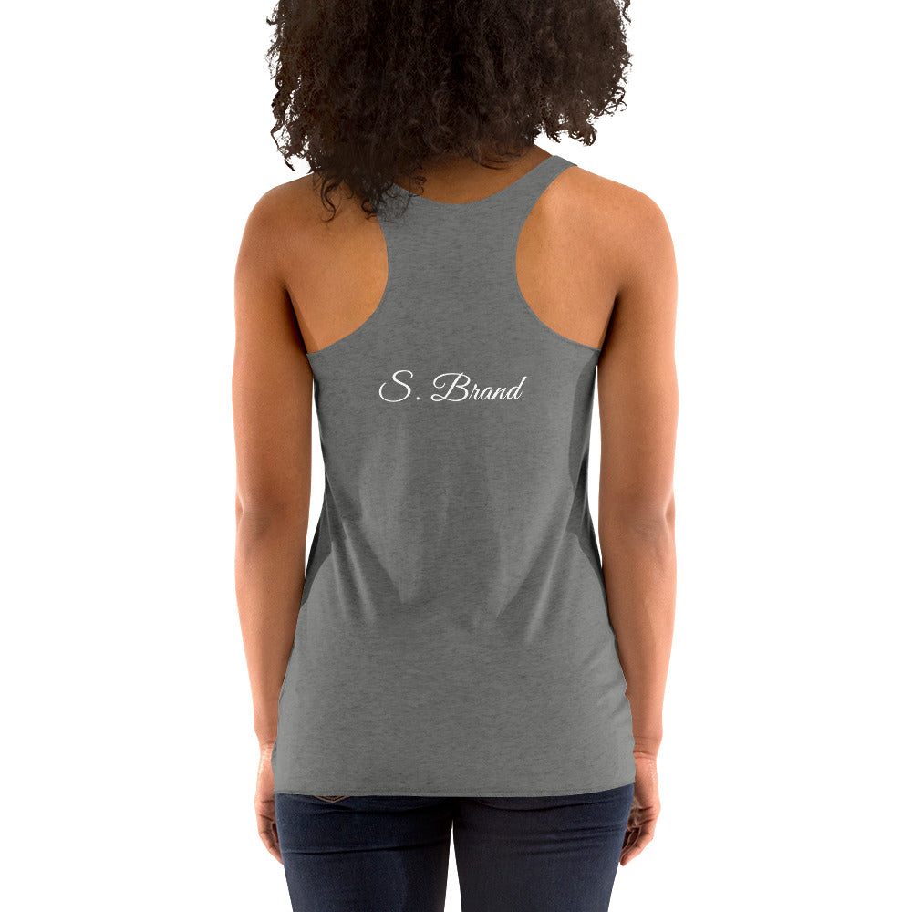 ChampLife Women's Racerback Tank (White Logo)