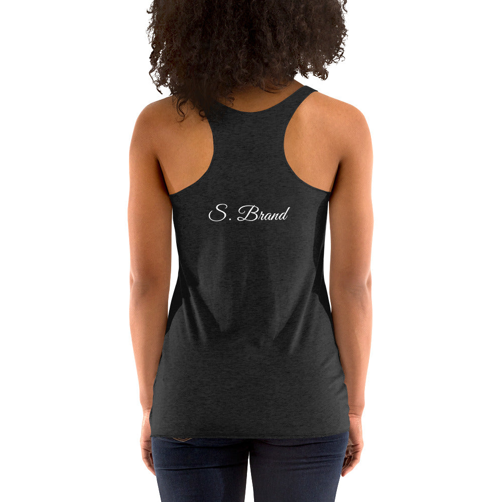 ChampLife Women's Racerback Tank (White Logo)