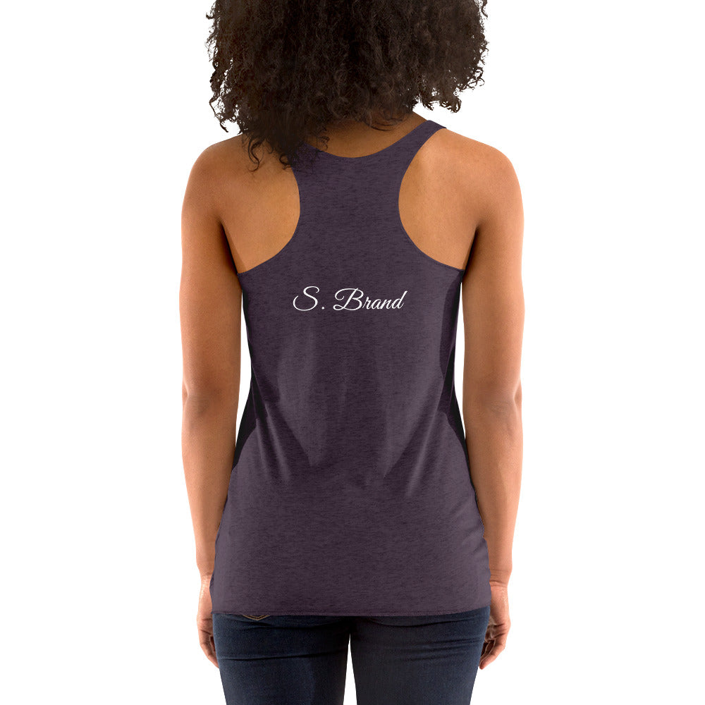 ChampLife Women's Racerback Tank (White Logo)